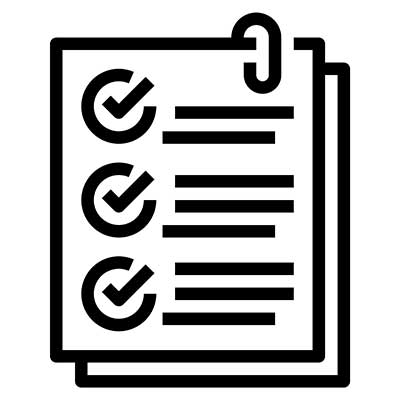 list on clipboard icon