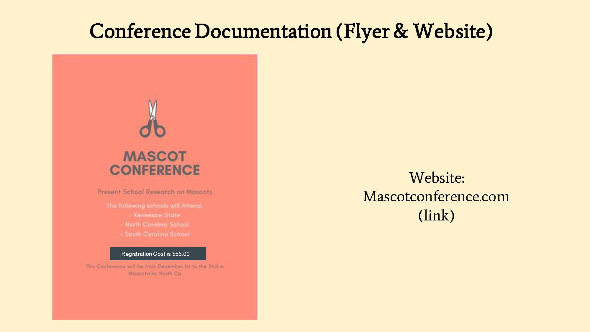 Conference Documentation (Flyer & Website) / 